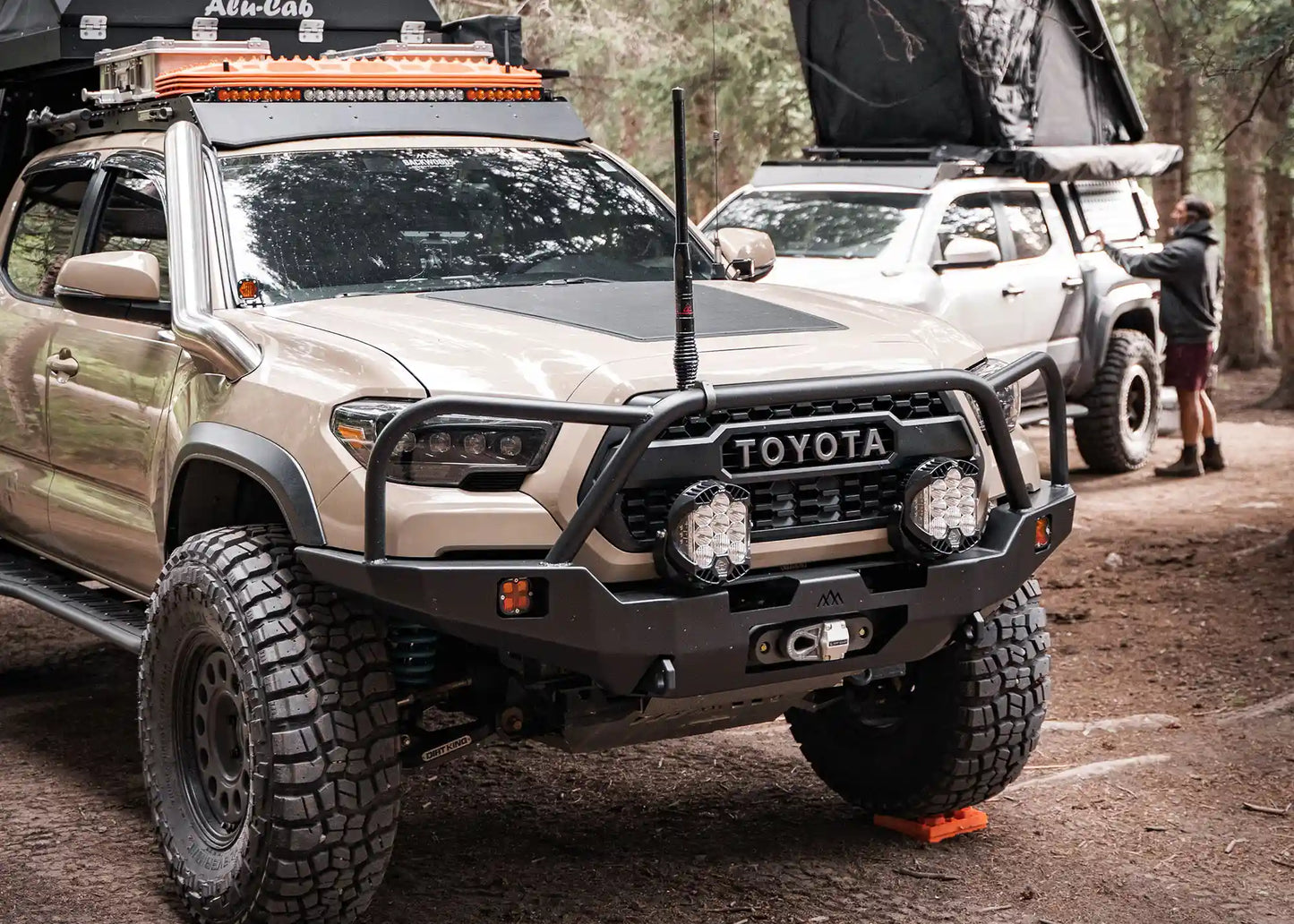 Toyota Tacoma 3rd Gen (2016-2023) Hi-Lite Overland Front Bumper [Bull Bar]