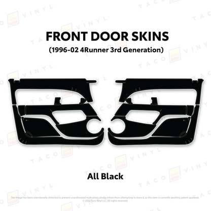 Taco Vinyl 4Runner Door Skins | '96 - '02 4Runner