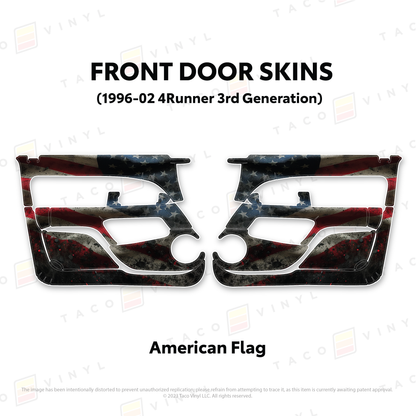 Taco Vinyl 4Runner Door Skins | '96 - '02 4Runner