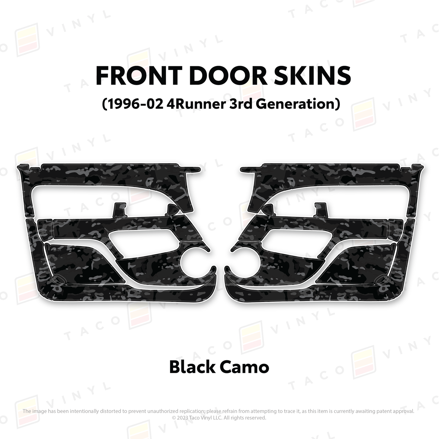 Taco Vinyl 4Runner Door Skins | '96 - '02 4Runner