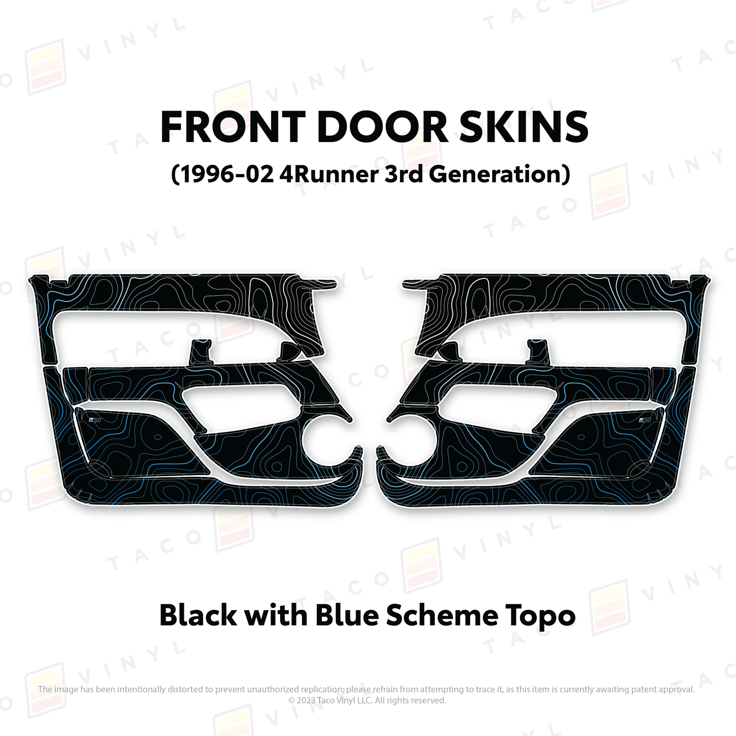 Taco Vinyl 4Runner Door Skins | '96 - '02 4Runner