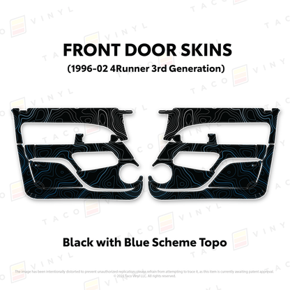 Taco Vinyl 4Runner Door Skins | '96 - '02 4Runner