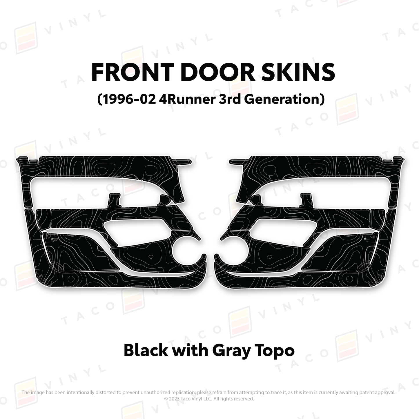 Taco Vinyl 4Runner Door Skins | '96 - '02 4Runner