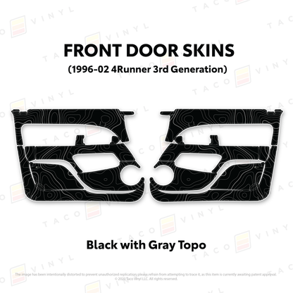 Taco Vinyl 4Runner Door Skins | '96 - '02 4Runner