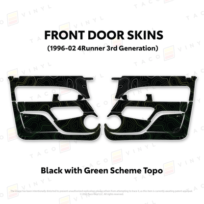 Taco Vinyl 4Runner Door Skins | '96 - '02 4Runner