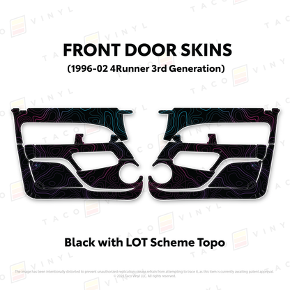 Taco Vinyl 4Runner Door Skins | '96 - '02 4Runner