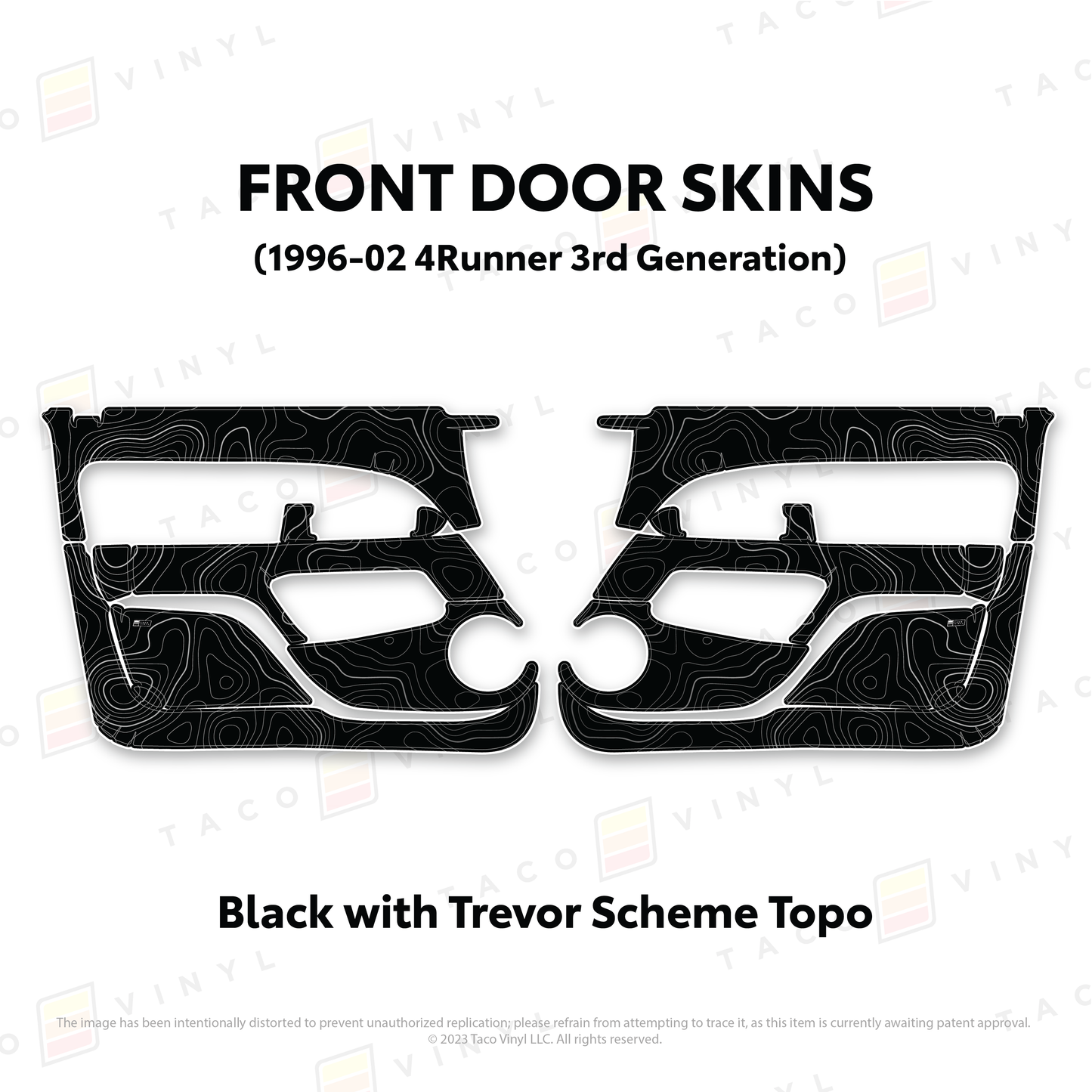 Taco Vinyl 4Runner Door Skins | '96 - '02 4Runner