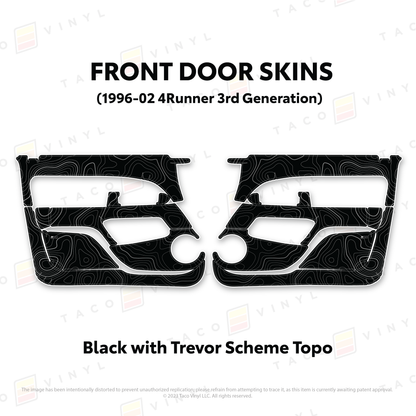 Taco Vinyl 4Runner Door Skins | '96 - '02 4Runner
