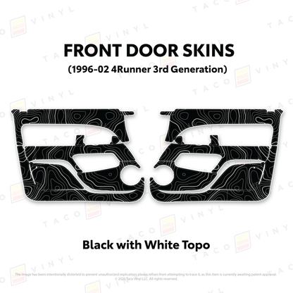 Taco Vinyl 4Runner Door Skins | '96 - '02 4Runner