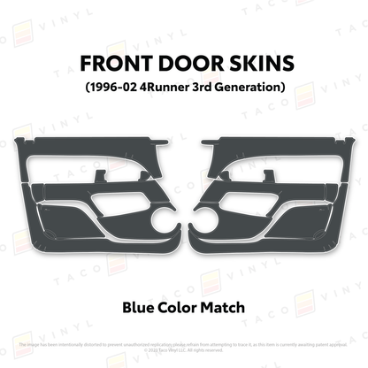 Taco Vinyl 4Runner Door Skins | '96 - '02 4Runner