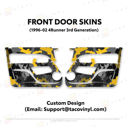 Taco Vinyl 4Runner Door Skins | '96 - '02 4Runner