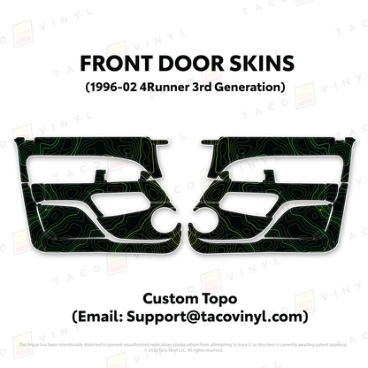Taco Vinyl 4Runner Door Skins | '96 - '02 4Runner