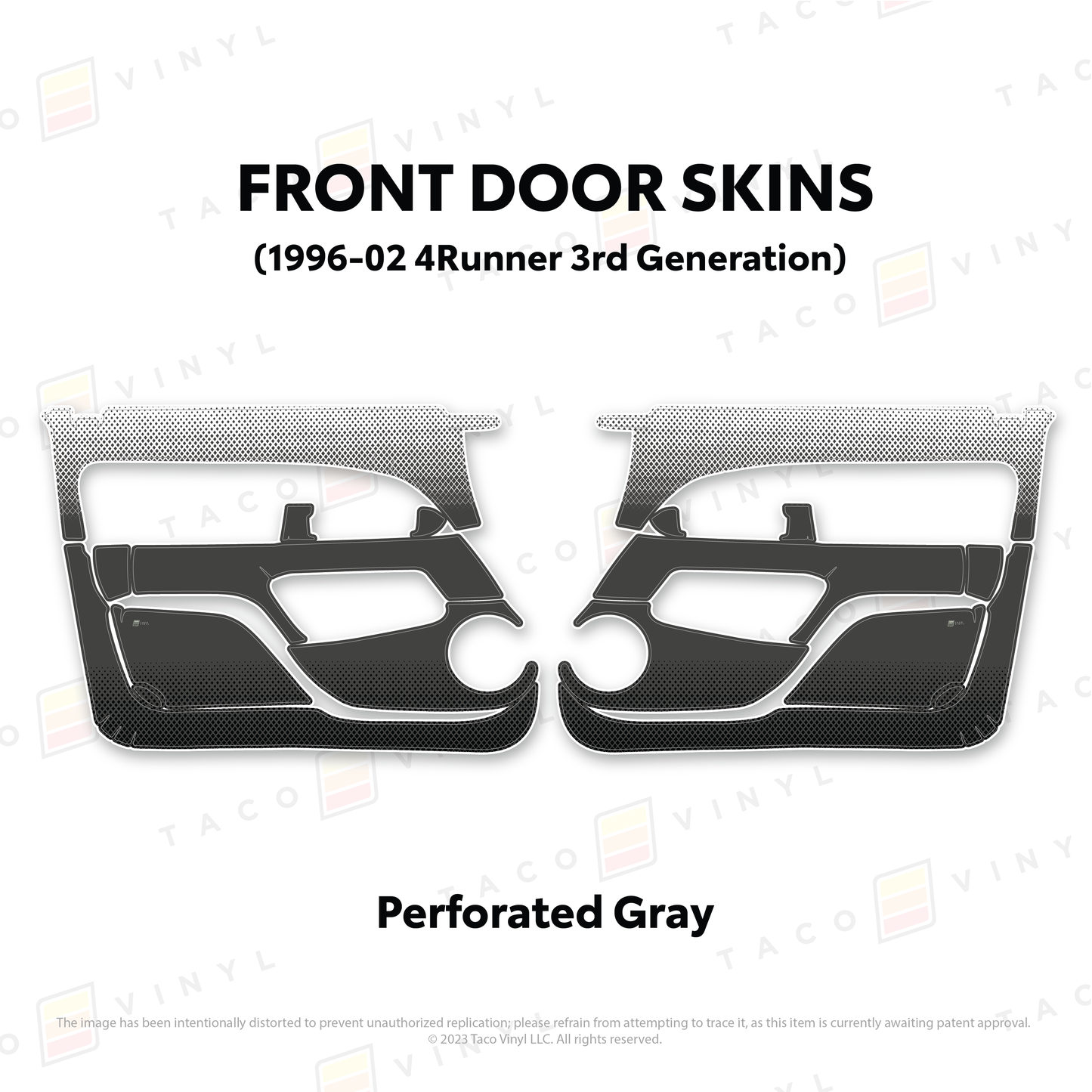 Taco Vinyl 4Runner Door Skins | '96 - '02 4Runner