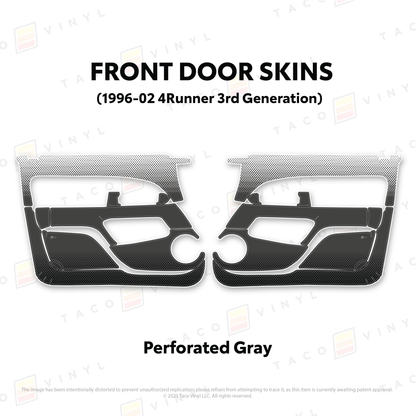 Taco Vinyl 4Runner Door Skins | '96 - '02 4Runner