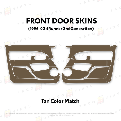 Taco Vinyl 4Runner Door Skins | '96 - '02 4Runner