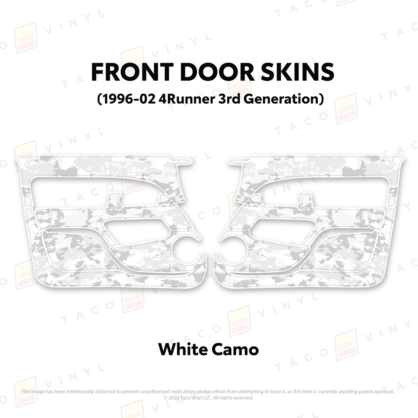 Taco Vinyl 4Runner Door Skins | '96 - '02 4Runner