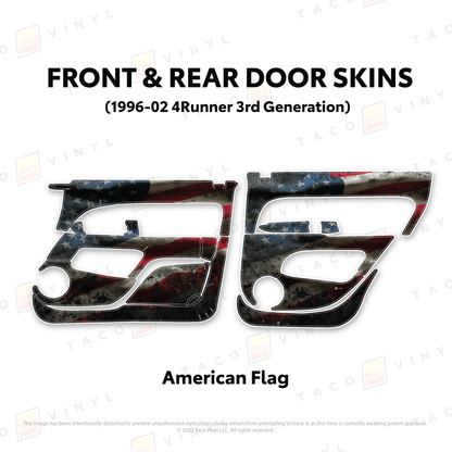 Taco Vinyl 4Runner Door Skins | '96 - '02 4Runner