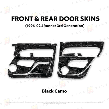 Taco Vinyl 4Runner Door Skins | '96 - '02 4Runner
