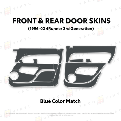 Taco Vinyl 4Runner Door Skins | '96 - '02 4Runner