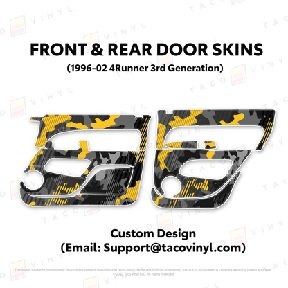 Taco Vinyl 4Runner Door Skins | '96 - '02 4Runner