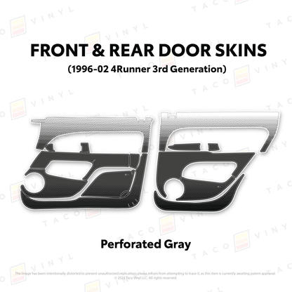 Taco Vinyl 4Runner Door Skins | '96 - '02 4Runner