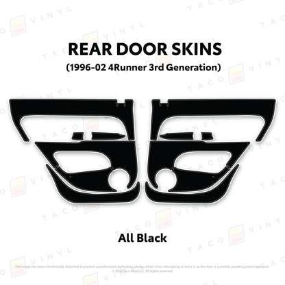 Taco Vinyl 4Runner Door Skins | '96 - '02 4Runner