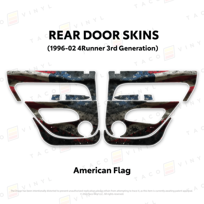 Taco Vinyl 4Runner Door Skins | '96 - '02 4Runner