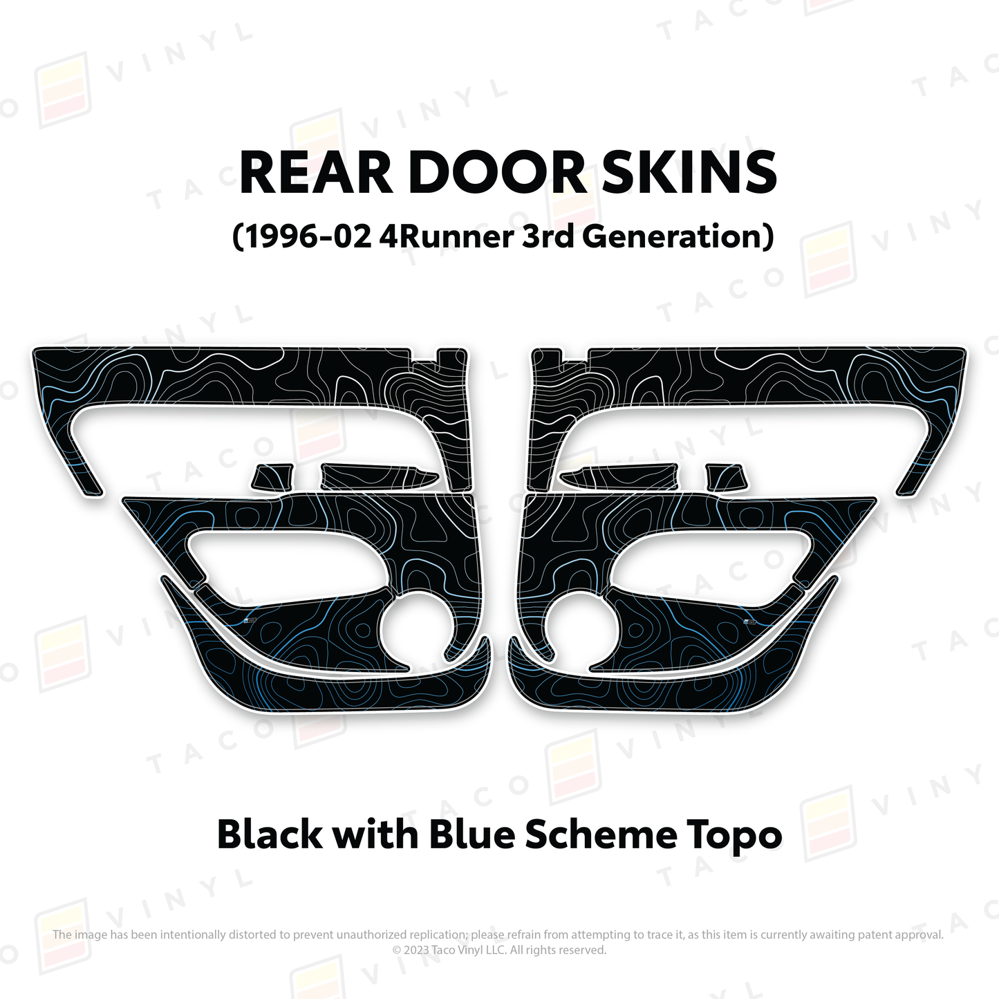 Taco Vinyl 4Runner Door Skins | '96 - '02 4Runner