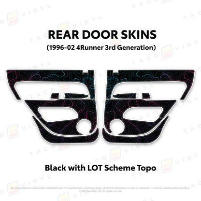 Taco Vinyl 4Runner Door Skins | '96 - '02 4Runner