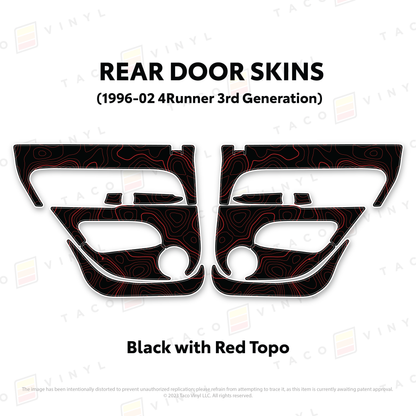 Taco Vinyl 4Runner Door Skins | '96 - '02 4Runner