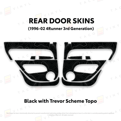 Taco Vinyl 4Runner Door Skins | '96 - '02 4Runner