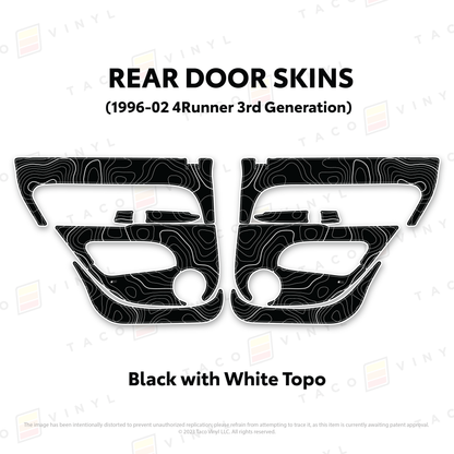 Taco Vinyl 4Runner Door Skins | '96 - '02 4Runner