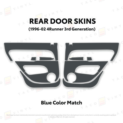 Taco Vinyl 4Runner Door Skins | '96 - '02 4Runner
