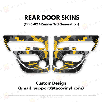Taco Vinyl 4Runner Door Skins | '96 - '02 4Runner