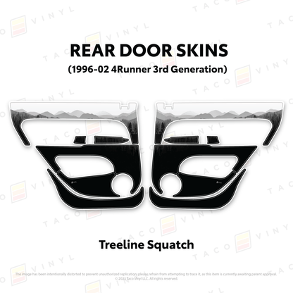 Taco Vinyl 4Runner Door Skins | '96 - '02 4Runner