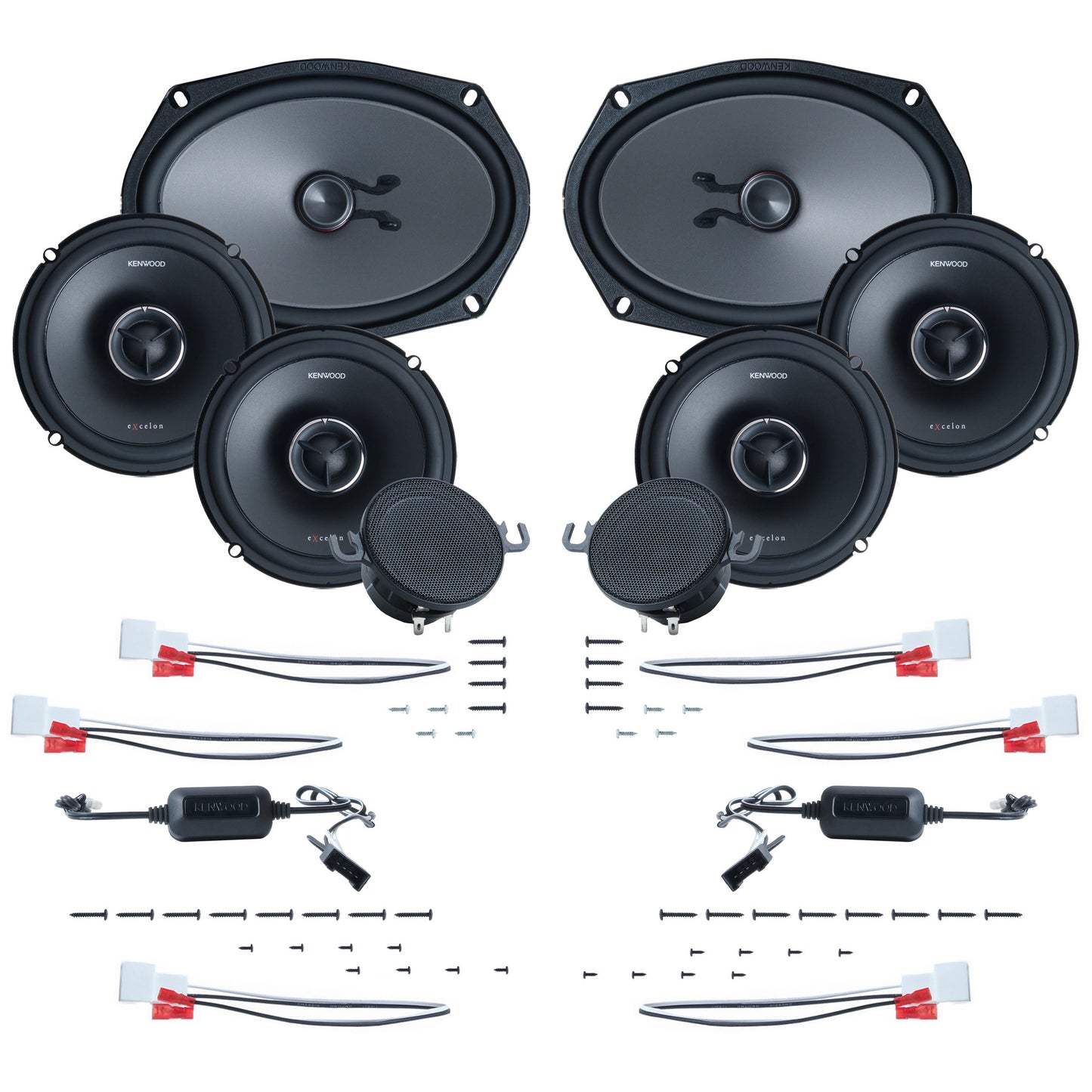 Kenwood eXcelon 8 Speaker Plug & Play Bundle | '10 - '24 4Runner