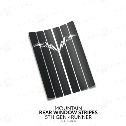 Taco Vinyl 4Runner Rear Window Stripes