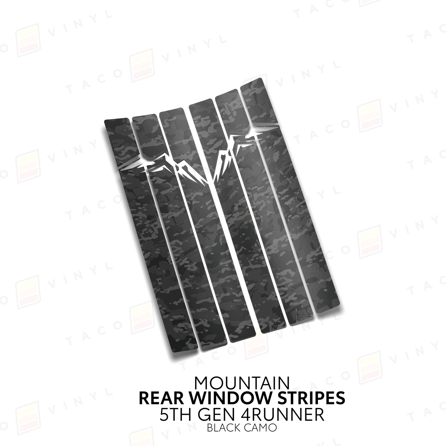 Taco Vinyl 4Runner Rear Window Stripes