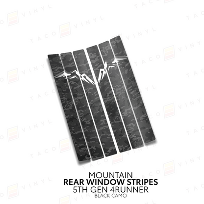 Taco Vinyl 4Runner Rear Window Stripes