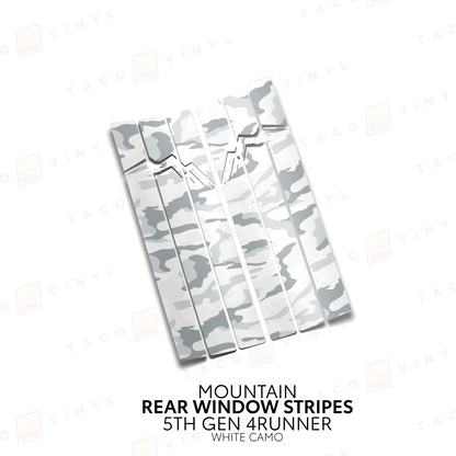 Taco Vinyl 4Runner Rear Window Stripes
