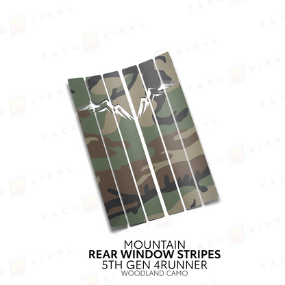 Taco Vinyl 4Runner Rear Window Stripes