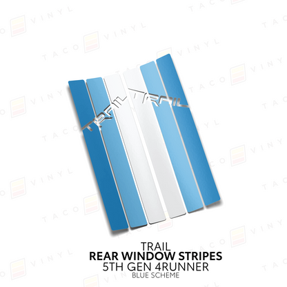 Taco Vinyl 4Runner Rear Window Stripes