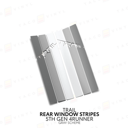Taco Vinyl 4Runner Rear Window Stripes