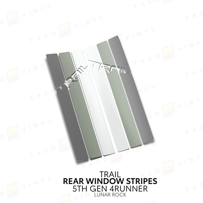 Taco Vinyl 4Runner Rear Window Stripes