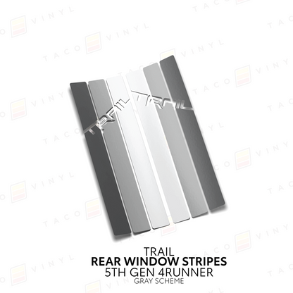 Taco Vinyl 4Runner Rear Window Stripes