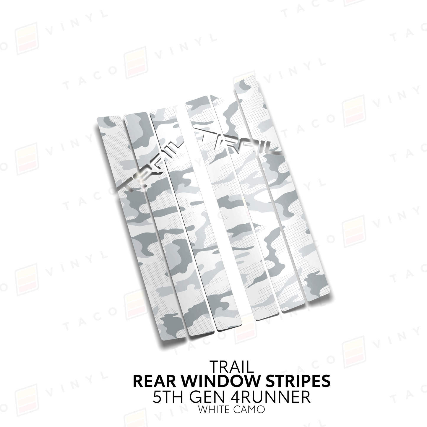 Taco Vinyl 4Runner Rear Window Stripes