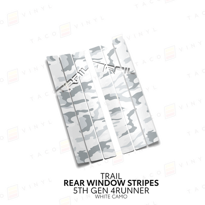 Taco Vinyl 4Runner Rear Window Stripes