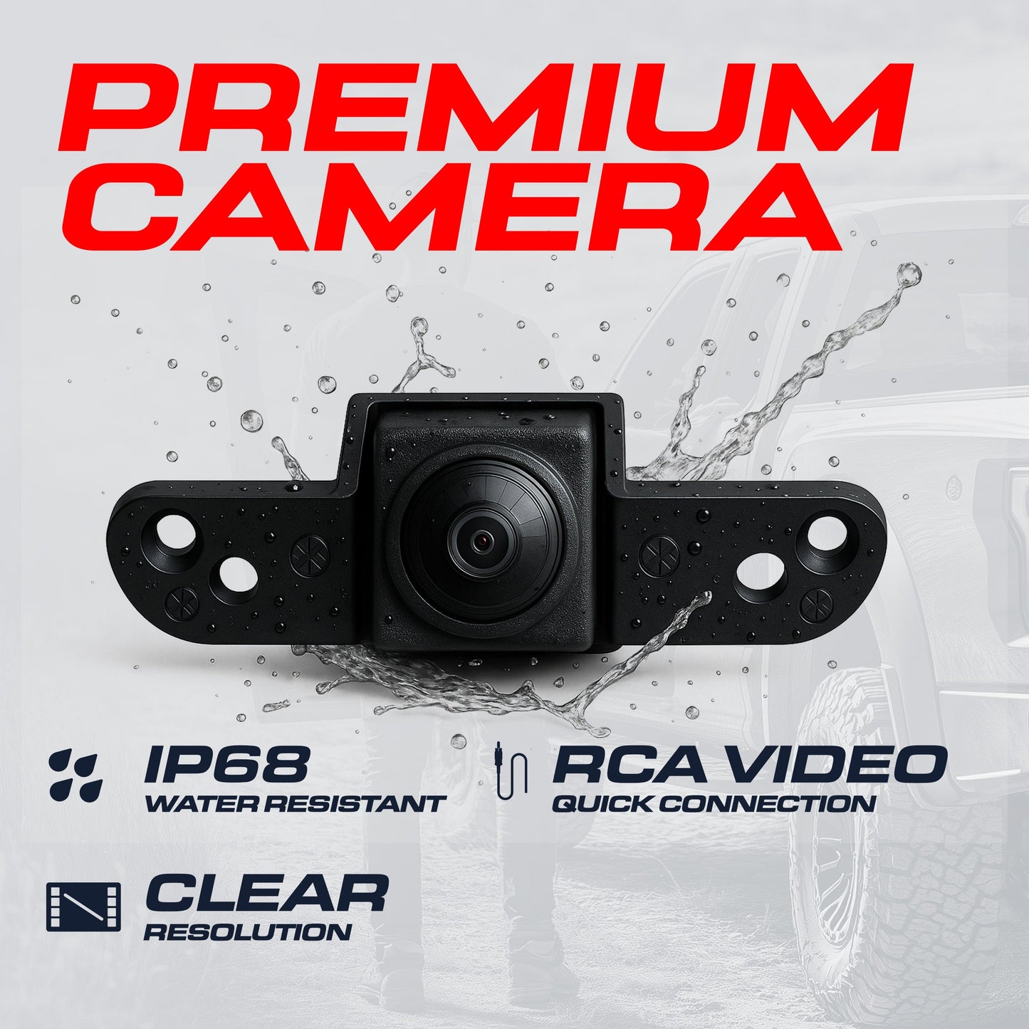 Toyota Tundra (2007-2013) Chrome Replacement Tailgate Handle with Backup Camera