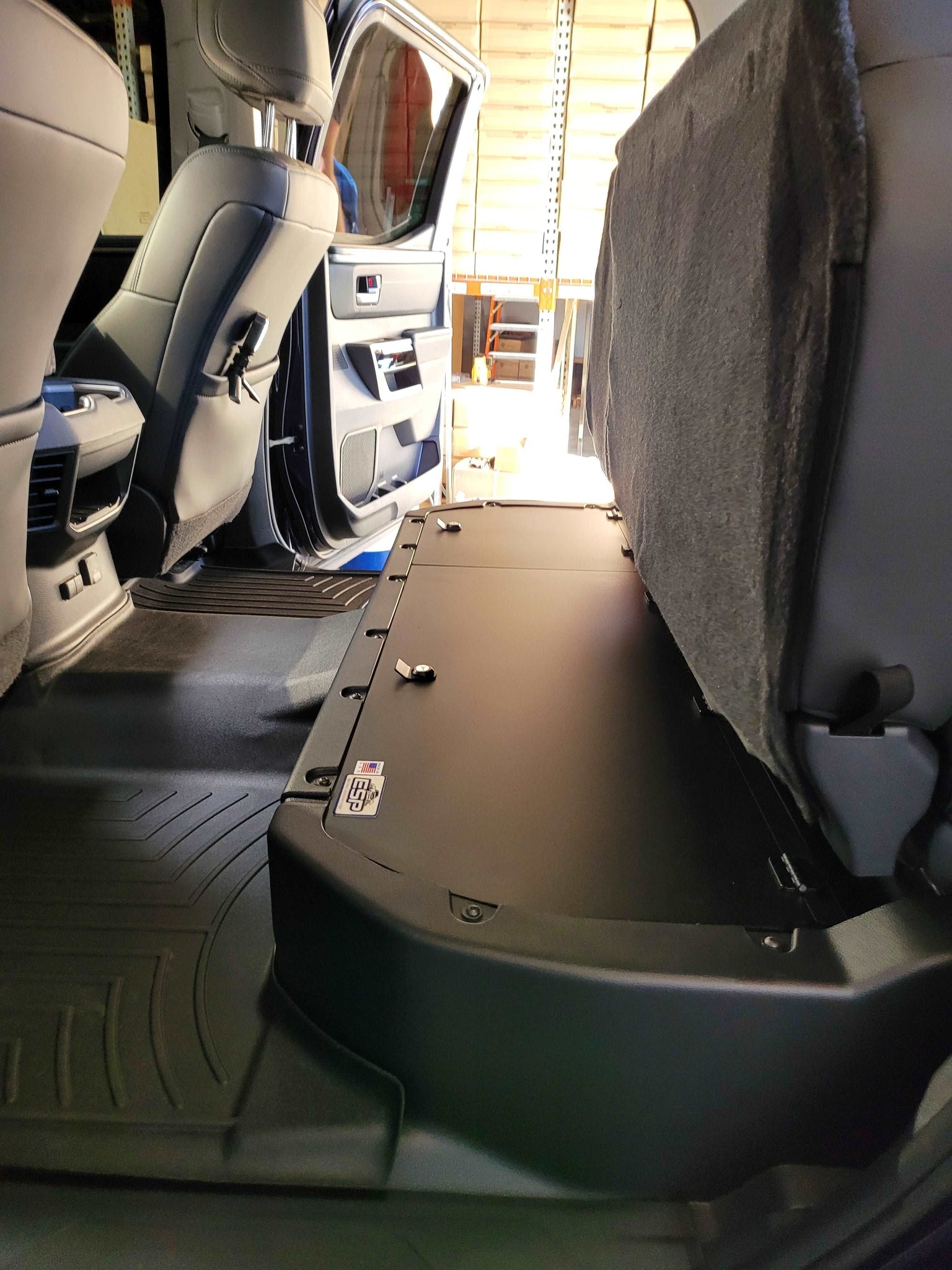 thumbnail image 2 of Tesla Cybertruck Under Seat Storage Organizer - 3-Compartment Custom Fit Bag For 2024-2025 Models 2 of 10