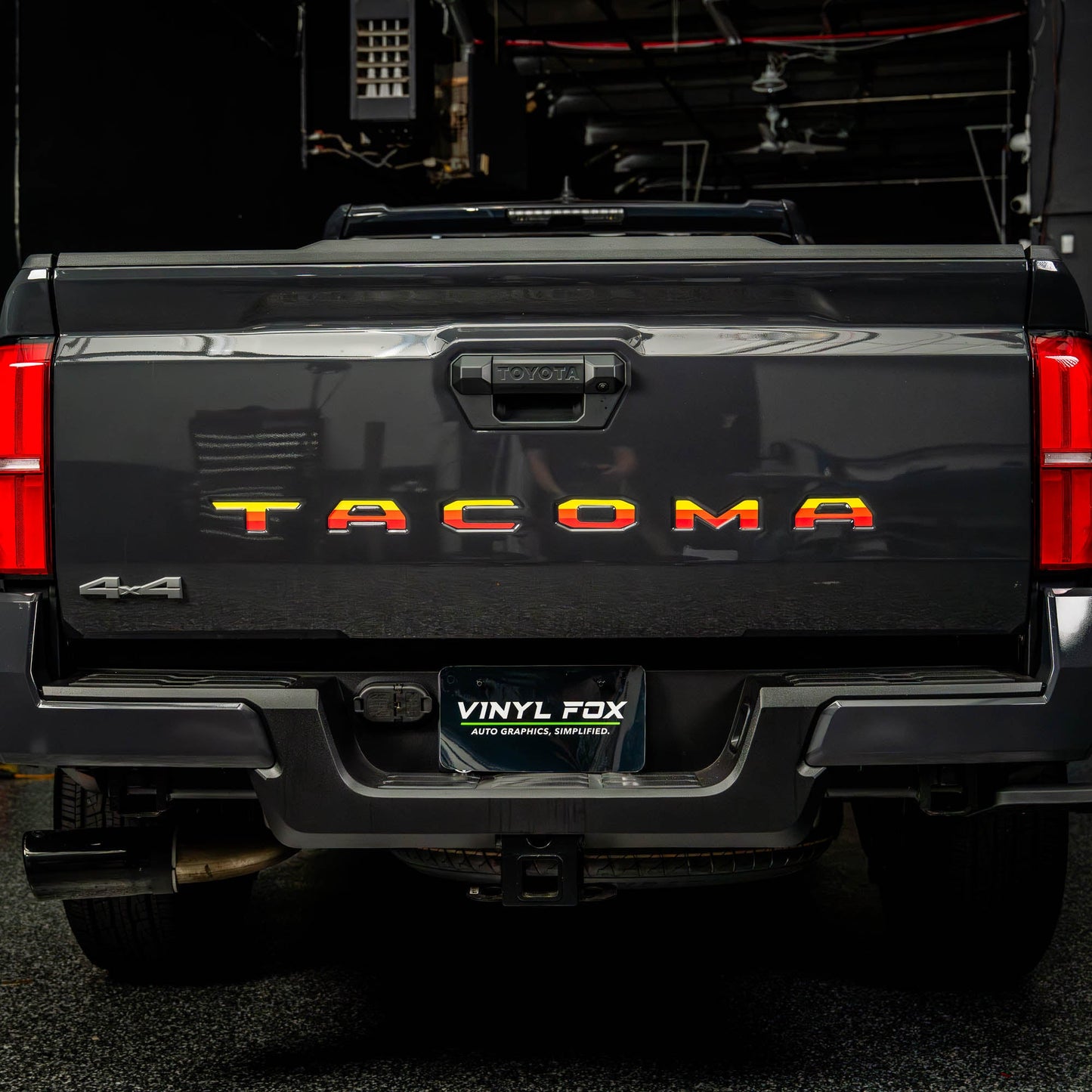 Toyota Tacoma Vinyl Inlay Tailgate Letters | All Patterns | 2024 - Present